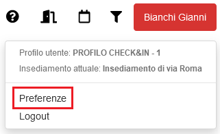MenuPreferenze